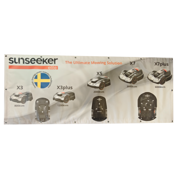 Sunseeker banner 5 maskiner
