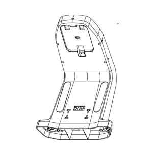 Charging station seat assembly