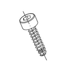 ST2.9x12-F hex socket self-tapping screw