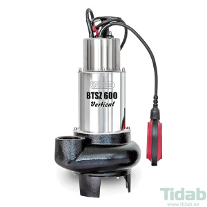 BTSZ 600 VERTICAL Gråvattenpump
